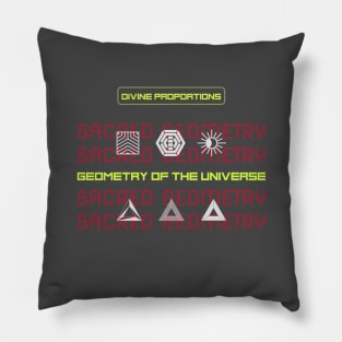 Sacred Geometry Divine Proportions of the Universe Pillow