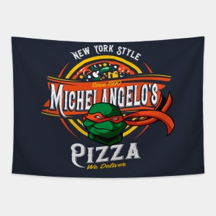 Michelangelo's New York Style Pizza Tapestry