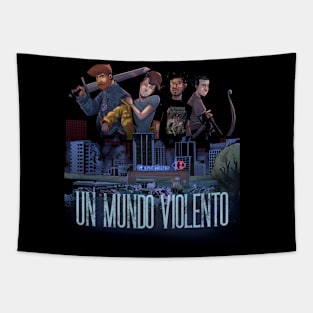 un mundo violento Tapestry