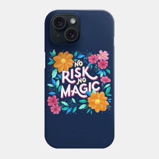 Magic and flowers Phone Case