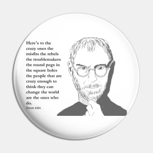 Jobs - the crazy ones Pin