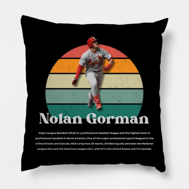 Nolan Gorman Vintage Vol 01 Pillow by Gojes Art