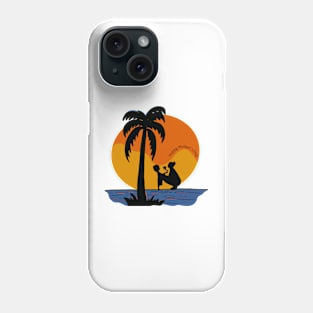 happy mother`s Day withe sunset Phone Case