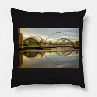 Quayside tyne bridges Pillow