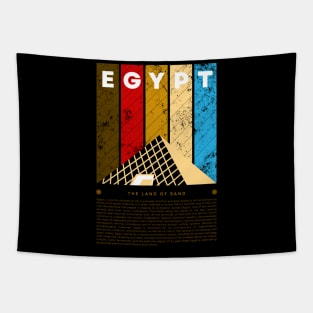 egypt geographical design Tapestry
