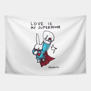 Love Is My Superpower Returns Tapestry