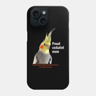 Cockatiel 3 - white type Phone Case