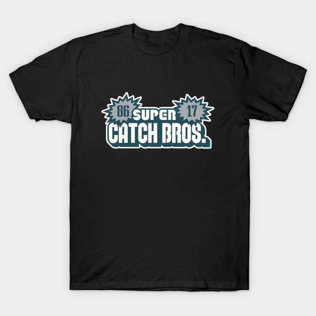 Discover Super Catch Bros, PHI - Black - Philadelphia - T-Shirt