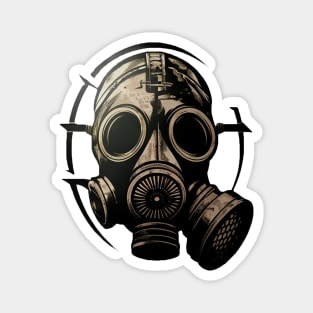 Steam Punk Gas Mask Magnet