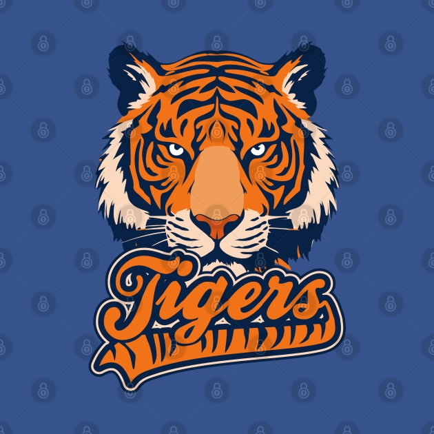 Tigers Sports Logo II by DavesTees