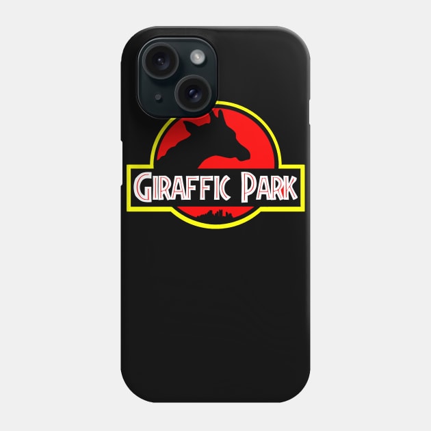 Giraffic Park Phone Case by Joe Hickson