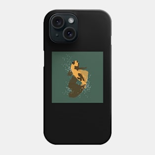 Orange and Black Koi Phone Case