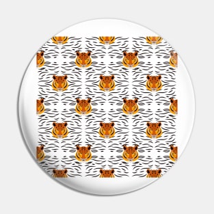 Tiger Pattern Pin