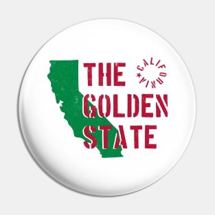 california state vintage Pin