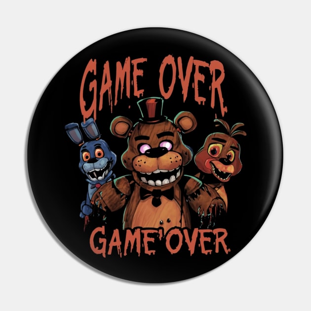 I Survived Five Nights At Freddy's Pizzeria Pin by Aldrvnd