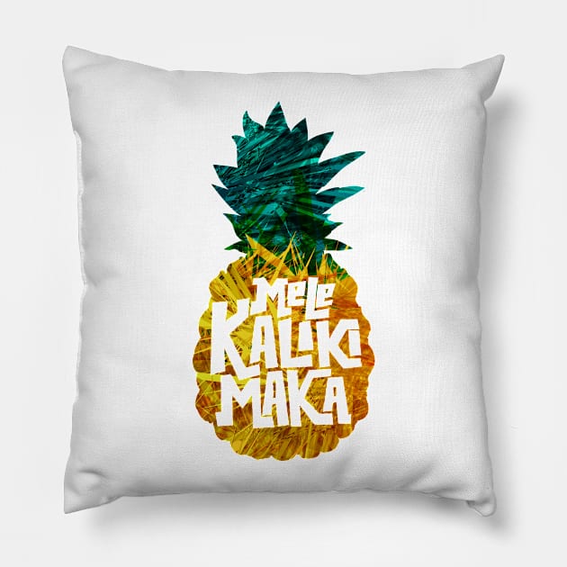 Mele Kalikimaka Pillow by J31Designs