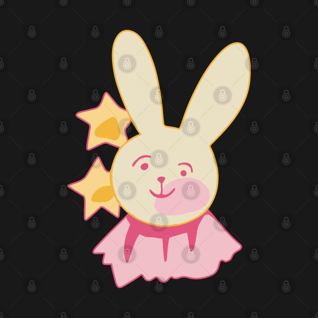 Oshi no Ko Ai Hoshino Cute Bunny Star Ribbon Design by Animangapoi