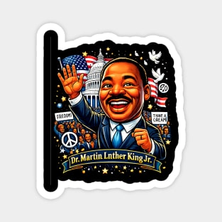Dr. Martin Luther King Jr. Civil Rights Celebration Art Magnet