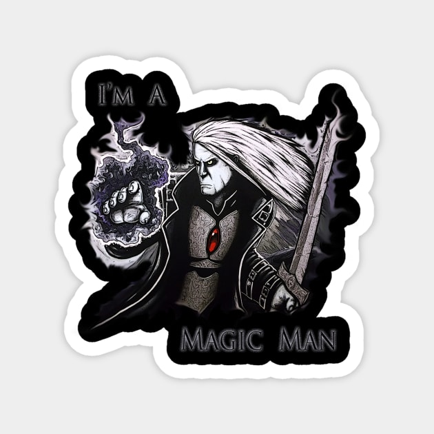 Magic man Magnet by sapanaentertainment