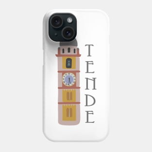 Clock tower - Tende Cathedral Phone Case