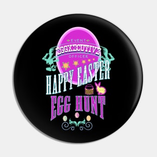 Happy Easter Egg Hunt Vintage EGGXECUTIVE RC04 Pin