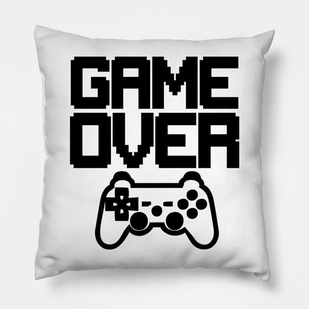 GAME OVER Pillow by CanCreate