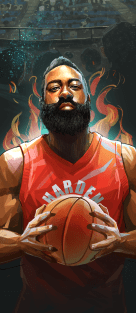 NBA James Harden Magnet