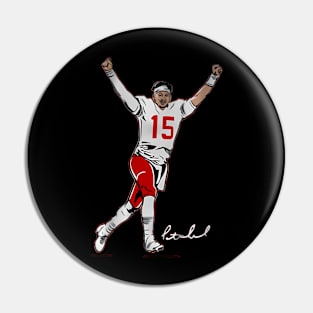 Patrick Mahomes Superstar Pose Pin