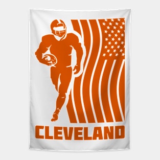 Cleveland Football Tapestry