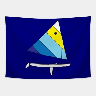 Sunfish Sailboat Tapestry