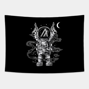 Astronaut Algorand ALGO Coin To The Moon Crypto Token Cryptocurrency Wallet Birthday Gift For Men Women Tapestry