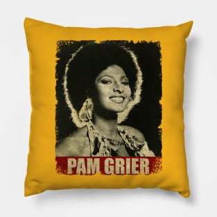 Pam Grier - NEW RETRO STYLE Pillow