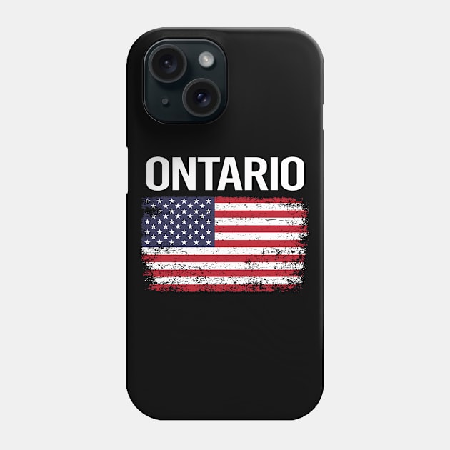 The American Flag Ontario Phone Case by flaskoverhand