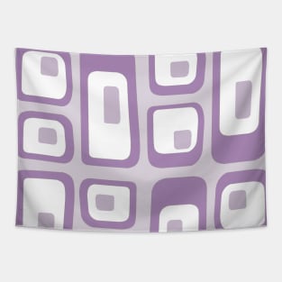 MCM Purple Geometric Pattern Tapestry