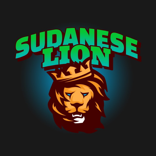 Sudanese Lion by Tip Top Tee's