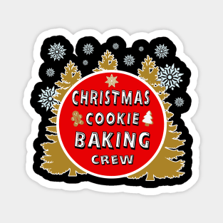 Christmas Cookie Baking Crew Festive Season Magnet