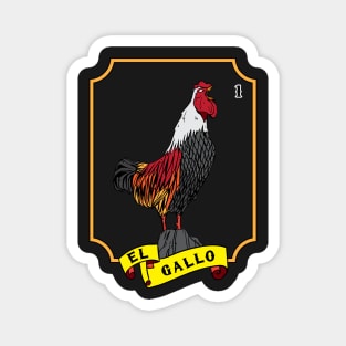 LOTERÍA: El Gallo Mexican Gift Magnet