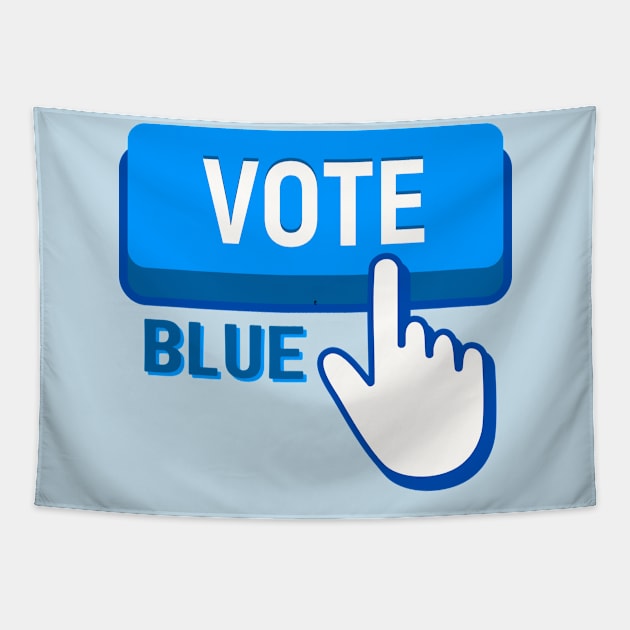 VOTE BLUE Tapestry by TJWDraws