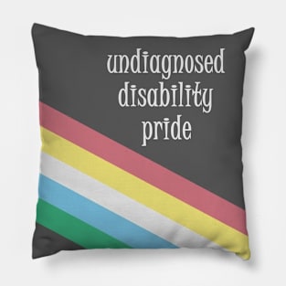 Undiagnosed Disability Pride Pillow