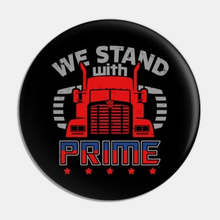 Stand With Prime G1 Robots Trucker Political Meme Pin