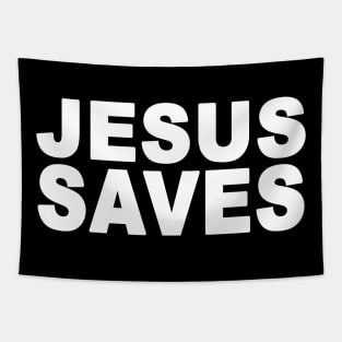 Jesus Saves Tapestry