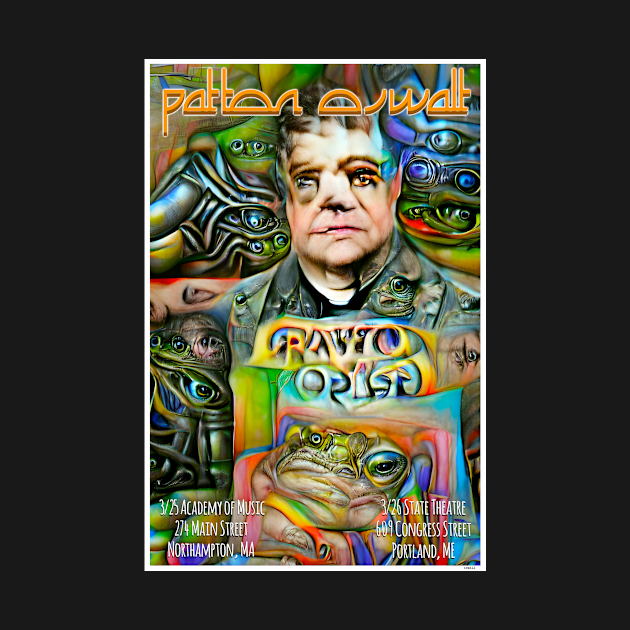 Discover Patton Oswalt Tour 3/25-3/26 2022 tour shirt 1 - Patton Oswalt - T-Shirt