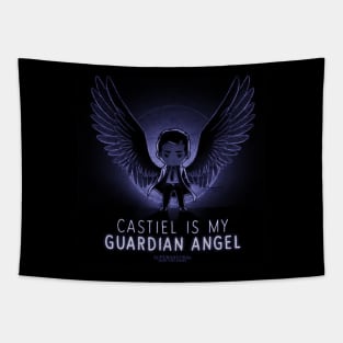 Castiel Is My Guardian Angel Tapestry