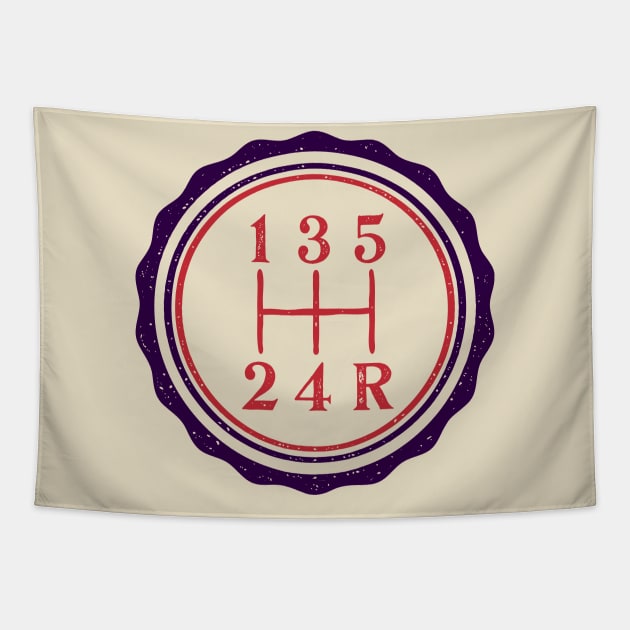 5 Speed Club Tapestry by Dellan