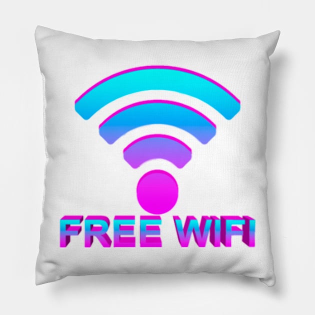 Free wifi Pillow by Qwerty