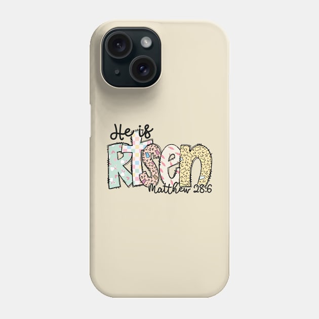 He Is Rizzin Easter Jesus Is Rizzin Christian Phone Case by RansomBergnaum