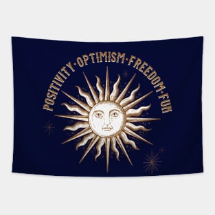 The Sun Tarot - positivity, optimism, freedom and fun Tapestry