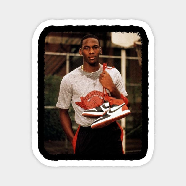 Michael Jordan - Vintage Magnet by GoodMan999