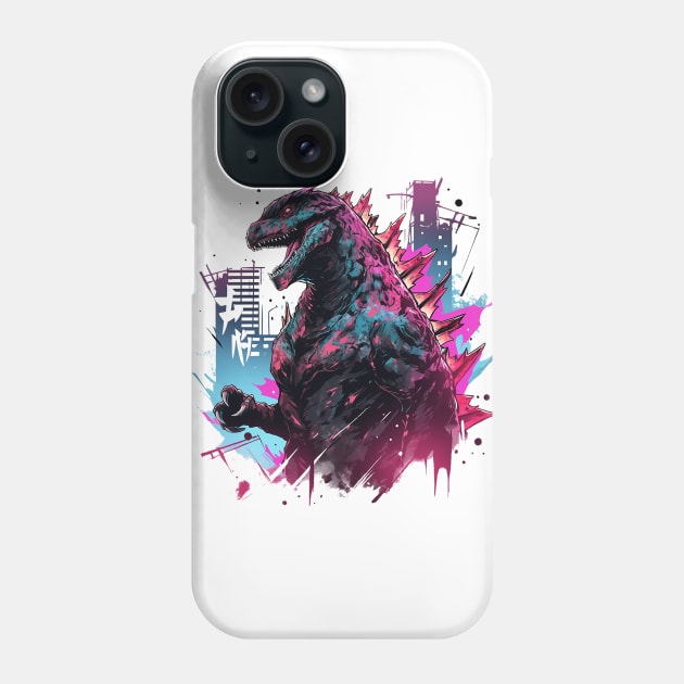 godzilla Phone Case by piratesnow