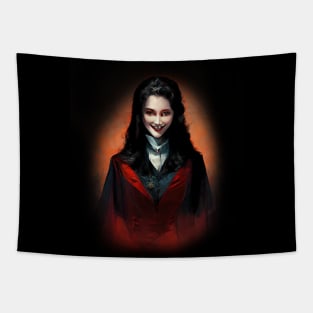 Female Vampire Artwork Tapestry